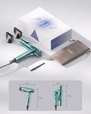 llano Hair Dryer Ionic Blow Dryer with 110,000 RPM Brushless Motor, Folding Portable Travel Hairdryer with 200 Million Neutralizing Ions, High-Speed Fast Drying Quiet Hairdryer for Women Men