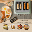 Buydeem DT640 4-Slice Retro Stainless Steel Toaster