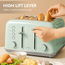 Buydeem DT640 4-Slice Retro Stainless Steel Toaster