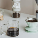 Buydeem CD1024B Glass Cup & Coffee Dripper, 300ML