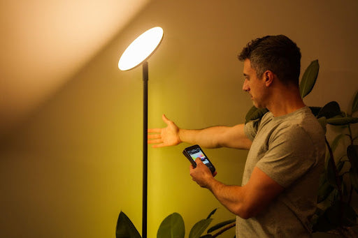 The Outon S1 Smart Torchiere Floor Lamp Puts You In Control
