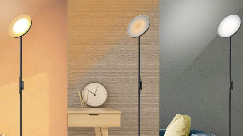 If your apartment has no ceiling lights, this dimmable lamp is the perfect substitute