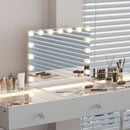 VANITII Mary Hollywood Vanity Mirror  - 15 Dimmable LED Bulbs