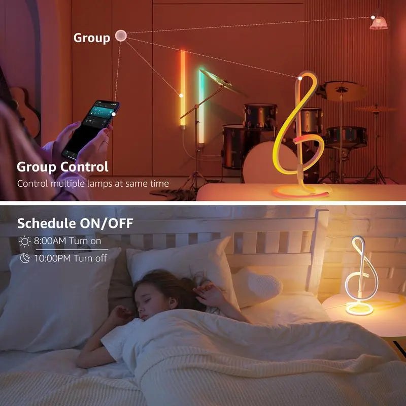 Lepro RGBIC AI Smart Table Lamp