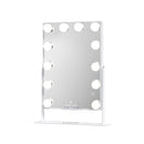 VANITII Hathaway Hollywood Slim Vanity Mirror with Wireless Charging  - 12 Dimmable LED Bulbs