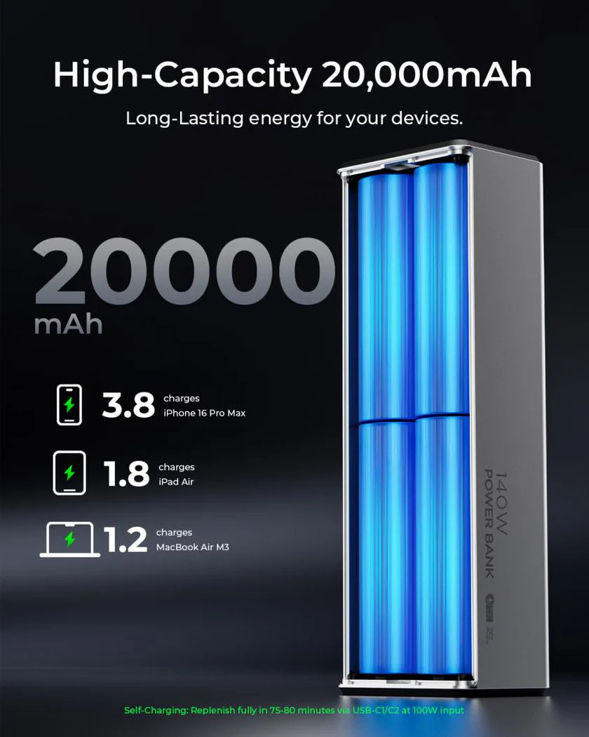 TALIX 140W 20000mAh Power Bank