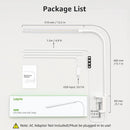 Lepro Clip on Desk Lamp LED Reading light Dimmable USB Small Clamp Lamp with 3 Color Modes 10 Brightness