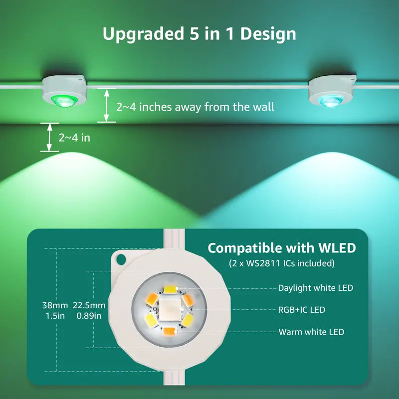 Lepro AI Permanent Outdoor Lights E1-60