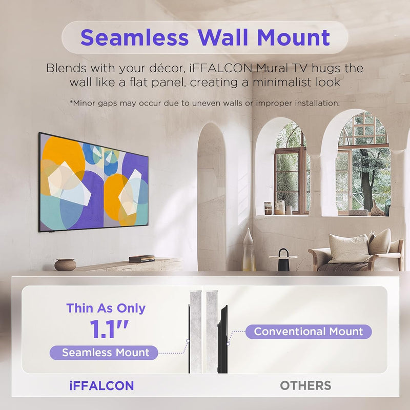 iFFALCON Mural 4K UHD Art TV