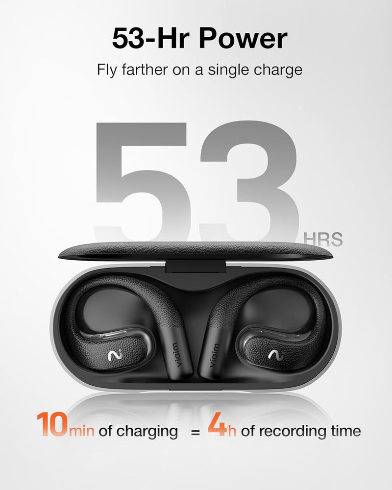 viaim OpenNote OpenEar Bluetooth Earbuds for Sports & Outdoor Fitness