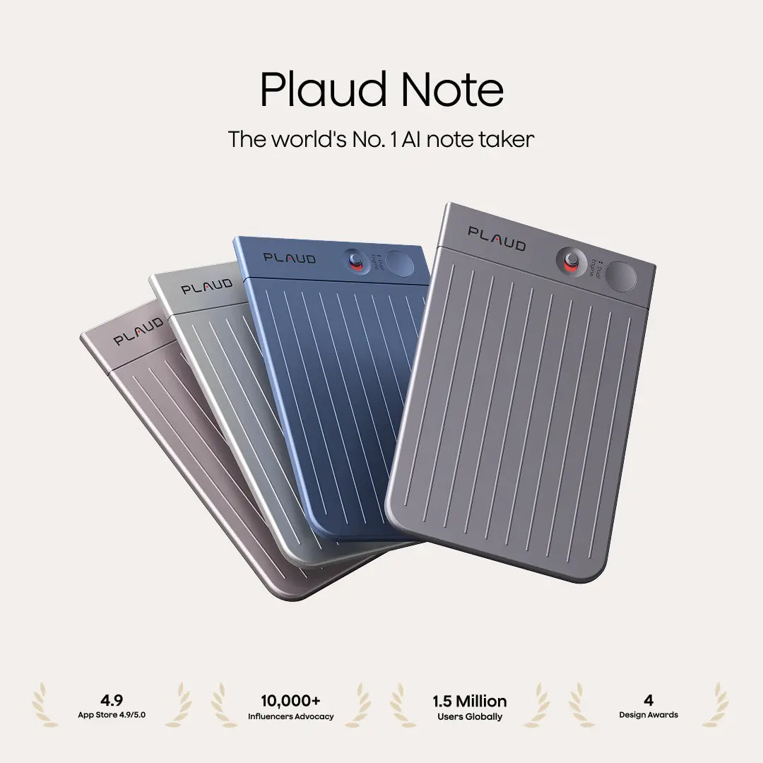Plaud Note AI Voice Recorder & Notetaker for Meetings