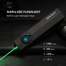 Olight ArkPro Series - Flat Unibody EDC Flashlight with Multi-Light Sources