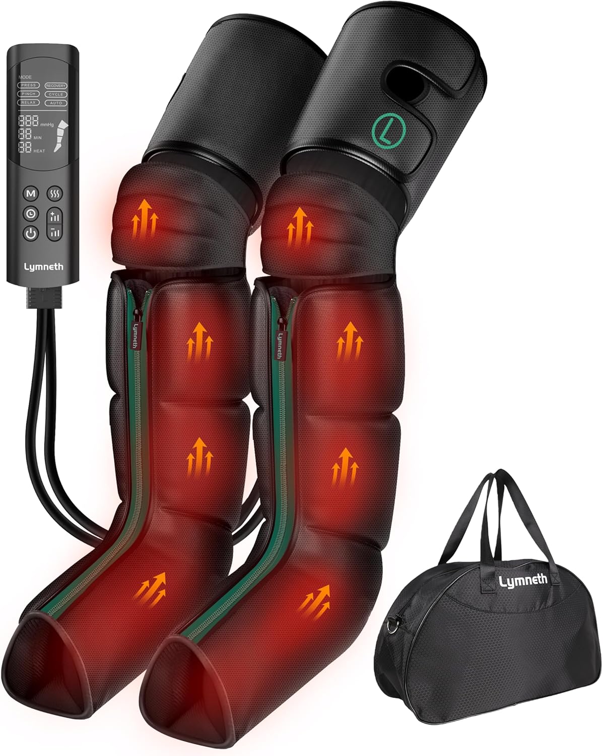 LYMNETH Leg Massager with Heat and Comression