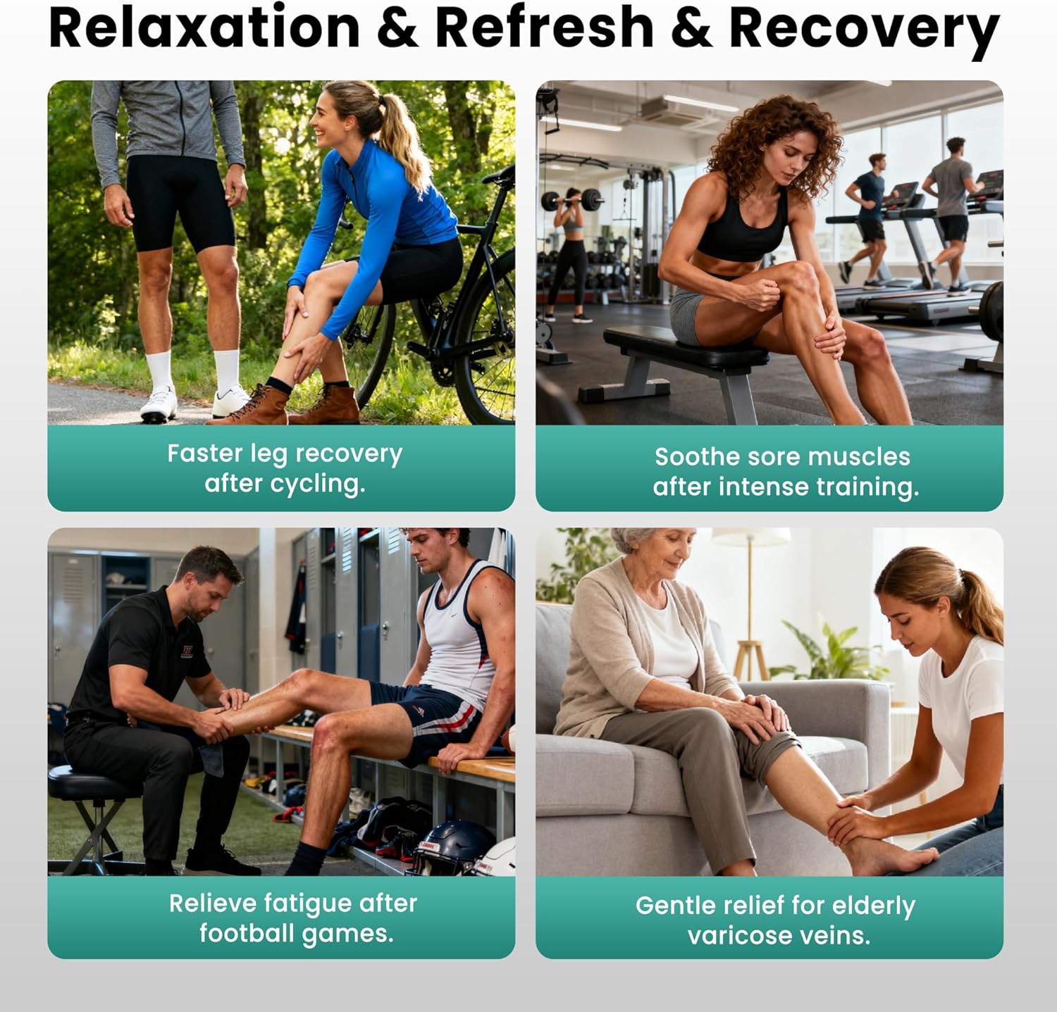 LYMNETH Leg Massager with Heat and Comression