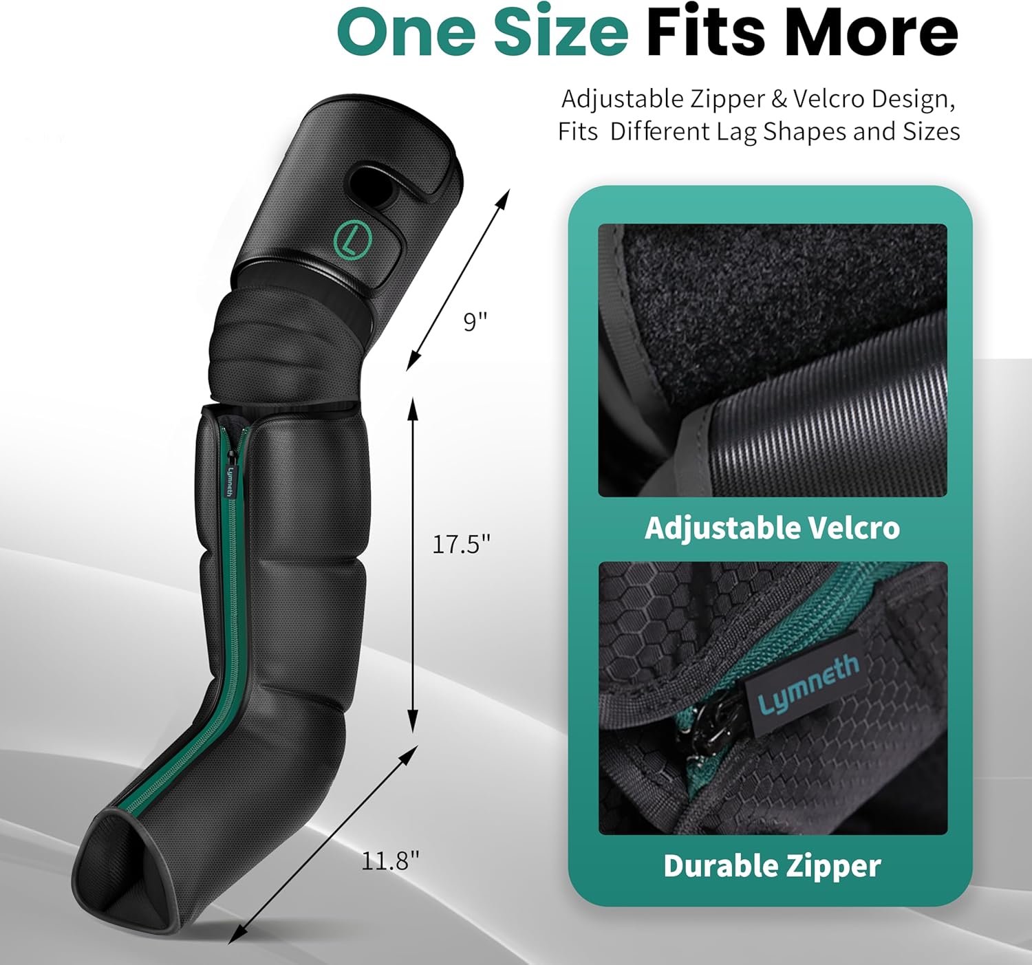 LYMNETH Leg Massager with Heat and Comression