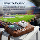 Official FIFA World Cup 2026 Edition, 3-in-1 Power Bank with Built-in Cable and Foldable Wall Plug, 22.5W Max 10000mAh Portable Charger Power Bank for iPhone 17/16 Series, Galaxy S26/S25, White