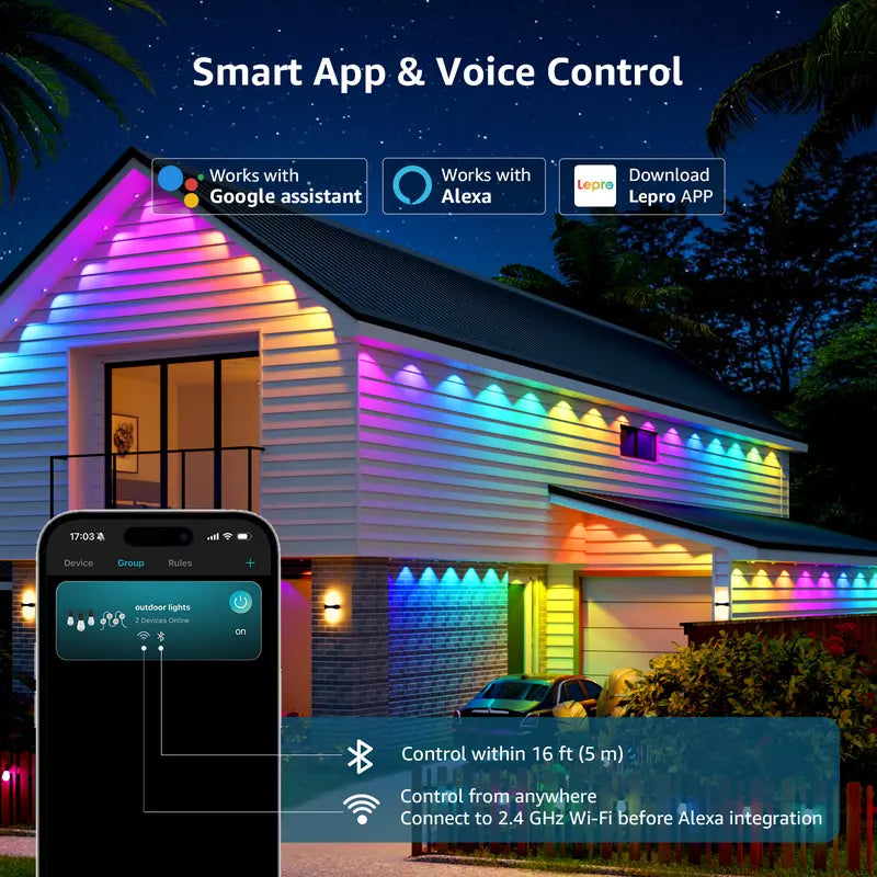 Lepro AI Permanent Outdoor Lights E1-60