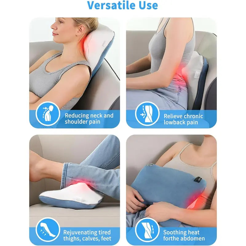 Lymneth Shiatsu Neck and Back Massager with Heat