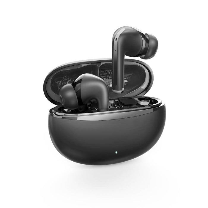 TaoTronics Wireless Earbuds BH1118,35 dB Noise Cancelling 24H Playtime IPX5 Pass-Through Mode 4 Mic ENC