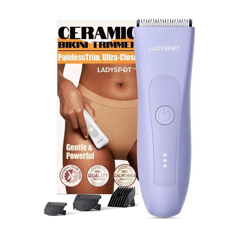 Spotmate LADYSPOT Electric Bikini Trimmer for Women