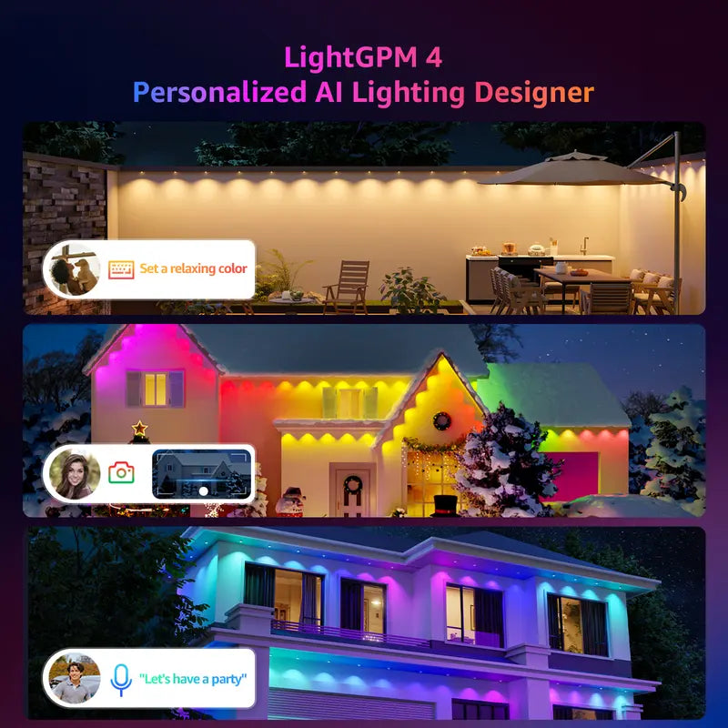 Lepro AI Permanent Outdoor Lights E1-60