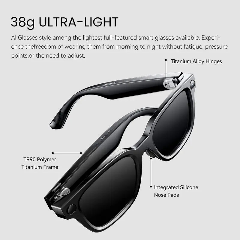 Rokid 2026 AI Glasses Style smart glasses with Gemini3 flash