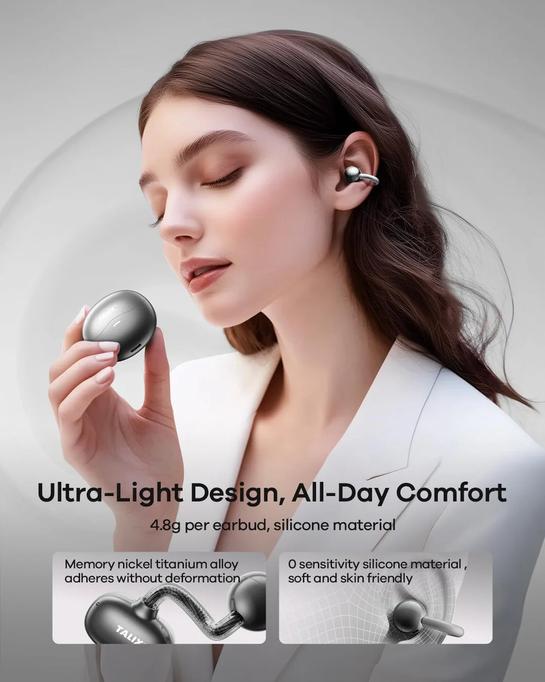 TALIX Ultra Open Ear Earbuds X6