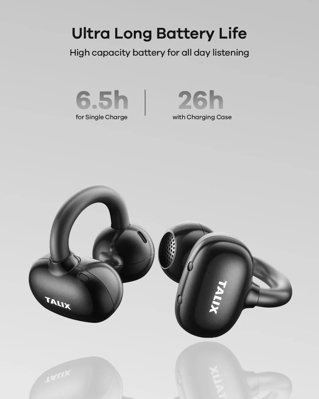 TALIX Ultra Open Ear Earbuds X6