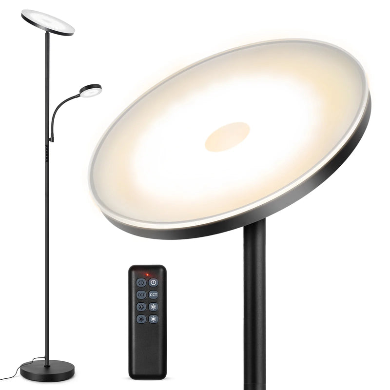 LED Floor Lamp with Reading Light