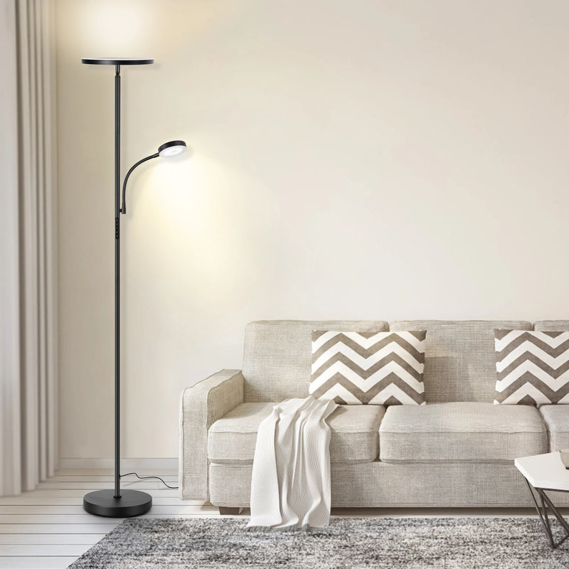 LED Floor Lamp with Reading Light