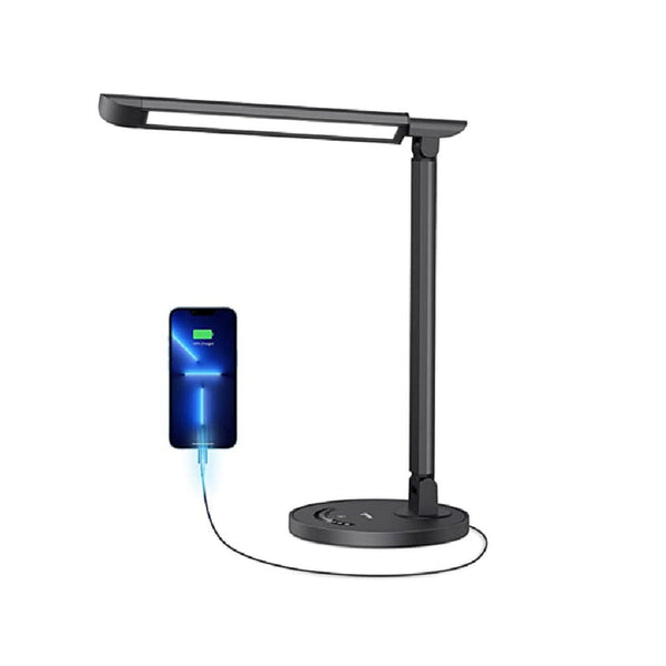 Taotronics™ Official LED Desk Lamp 13 Office Table 35-Modes Lamps with Stable USB Charging Port&Touch Control TT-DL13