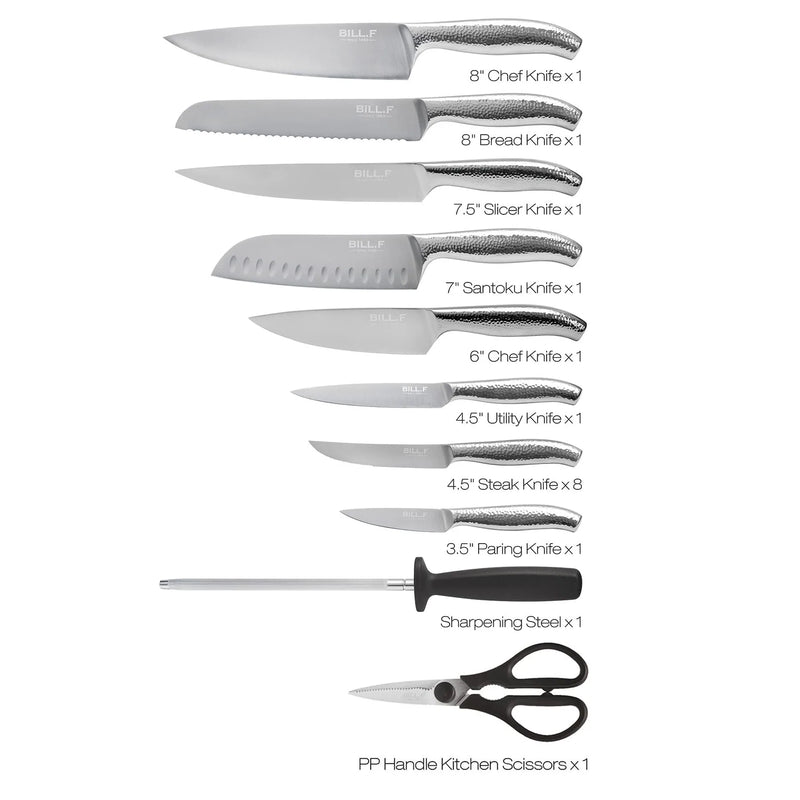 18 Pieces Kitchen Knife Set