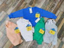 【7pcs】Autumn Spring Baby Boy T Shirt Cotton Girls Tees Long Sleeve White Shirt Kids Tops Baby Clothes Solid Black Blue Yellow