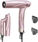 llano Hair Dryer Ionic Blow Dryer with 110,000 RPM Brushless Motor, Folding Portable Travel Hairdryer with 200 Million Neutralizing Ions, High-Speed Fast Drying Quiet Hairdryer for Women Men