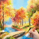 MAXMAN Chalk & Wax Paint Brush Set, for Chairs, Chalk Painting, Table and Wood Refinishing Furniture Small DIY Painting and Waxing Tool | Smooth, Natural Bristles | Folk Art, Home Décor, Small Size