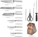14 Pieces Stainless Steel Knife Block Set