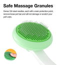 Cat Brush for Shedding, Pet Grooming Self Cleaning Slicker Brush for Cats & Dogs, Cat Deshedding Brush Easily Removes Tangles Hair and Loose Undercoat, Mats Tangled Hair Shedding Brush