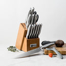 16 Pieces Stainless Steel Knife Block Set