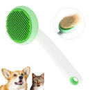 Cat Brush for Shedding, Pet Grooming Self Cleaning Slicker Brush for Cats & Dogs, Cat Deshedding Brush Easily Removes Tangles Hair and Loose Undercoat, Mats Tangled Hair Shedding Brush