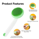 Cat Brush for Shedding, Pet Grooming Self Cleaning Slicker Brush for Cats & Dogs, Cat Deshedding Brush Easily Removes Tangles Hair and Loose Undercoat, Mats Tangled Hair Shedding Brush
