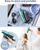 llano Hair Dryer Ionic Blow Dryer with 110,000 RPM Brushless Motor, Folding Portable Travel Hairdryer with 200 Million Neutralizing Ions, High-Speed Fast Drying Quiet Hairdryer for Women Men