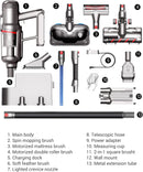 Puppyoo T12 Plus Rinse Cordless Stick Mopping Vacuum