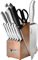 14 Pieces Stainless Steel Knife Block Set