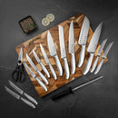 14 Pieces Stainless Steel Knife Block Set
