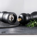 Grind Salt-Pepper Grinder Set of 2, Stainless Steel Refillable Salt & Peppercorn Shakers 7" Tall