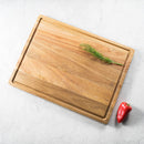 JF JAMES.F Rectangular juice groove wooden cutting board kitchen accessories wood cutting board Applicable to home kitchen, restaurant, back kitchen and other scenes
