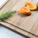 JF JAMES.F Rectangular juice groove wooden cutting board kitchen accessories wood cutting board Applicable to home kitchen, restaurant, back kitchen and other scenes