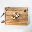 JF JAMES.F Rectangular juice groove wooden cutting board kitchen accessories wood cutting board Applicable to home kitchen, restaurant, back kitchen and other scenes