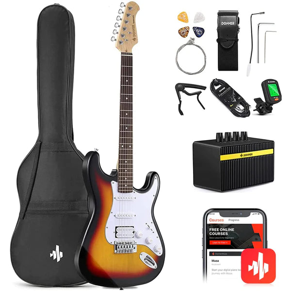 Donner DST-100 Full Size Electric Guitar Kit