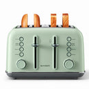 Buydeem DT640 4-Slice Retro Stainless Steel Toaster